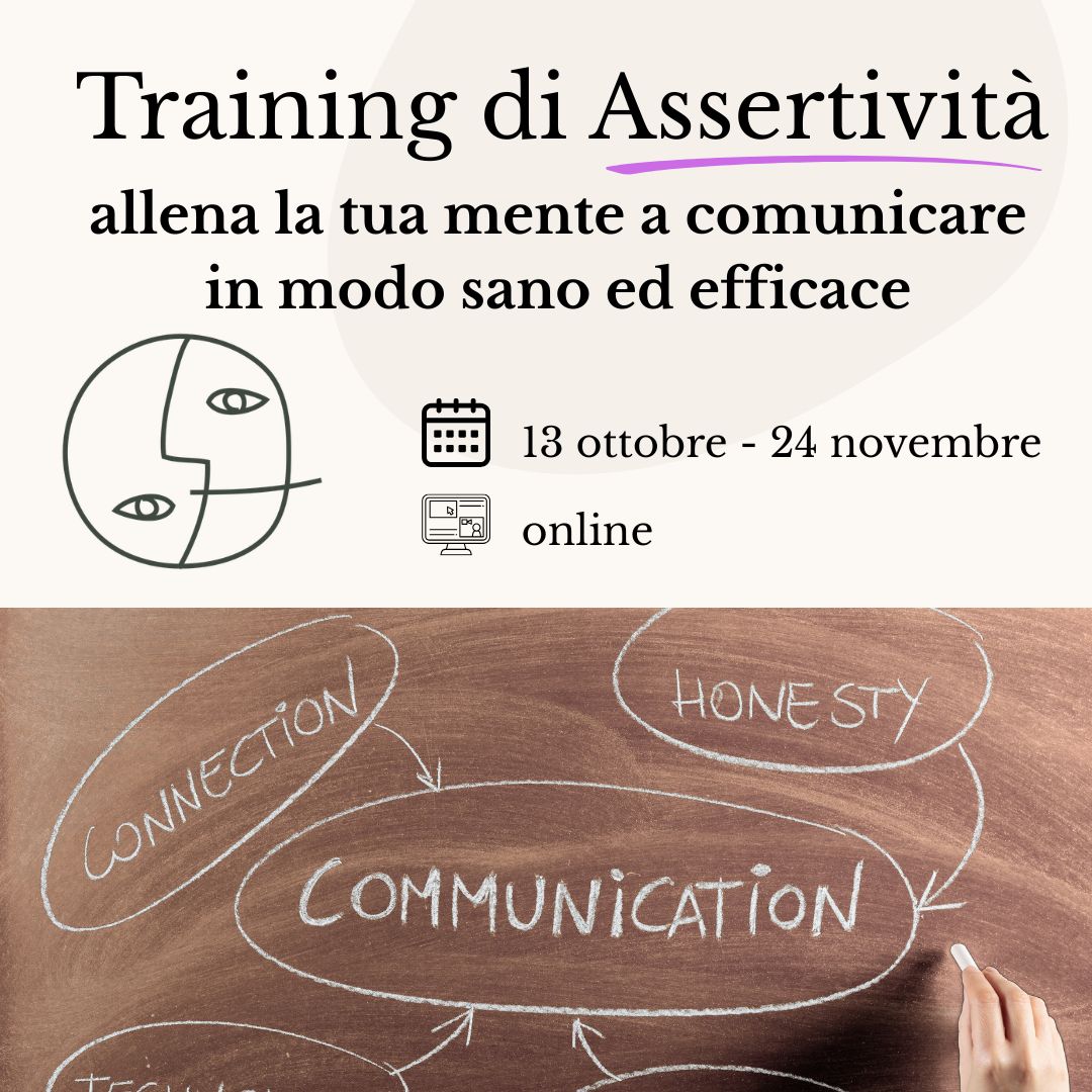 Annuncio training assertività online